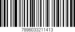 Código de barras (EAN, GTIN, SKU, ISBN): '7896033211413'