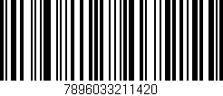 Código de barras (EAN, GTIN, SKU, ISBN): '7896033211420'