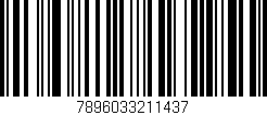 Código de barras (EAN, GTIN, SKU, ISBN): '7896033211437'
