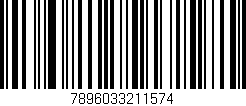 Código de barras (EAN, GTIN, SKU, ISBN): '7896033211574'