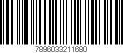 Código de barras (EAN, GTIN, SKU, ISBN): '7896033211680'