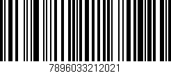 Código de barras (EAN, GTIN, SKU, ISBN): '7896033212021'