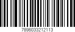 Código de barras (EAN, GTIN, SKU, ISBN): '7896033212113'
