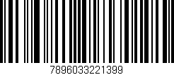 Código de barras (EAN, GTIN, SKU, ISBN): '7896033221399'
