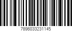 Código de barras (EAN, GTIN, SKU, ISBN): '7896033231145'