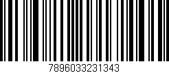 Código de barras (EAN, GTIN, SKU, ISBN): '7896033231343'