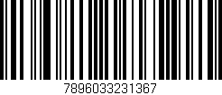 Código de barras (EAN, GTIN, SKU, ISBN): '7896033231367'