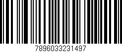 Código de barras (EAN, GTIN, SKU, ISBN): '7896033231497'
