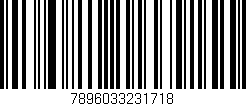 Código de barras (EAN, GTIN, SKU, ISBN): '7896033231718'