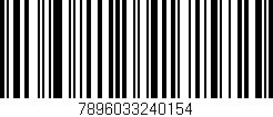 Código de barras (EAN, GTIN, SKU, ISBN): '7896033240154'