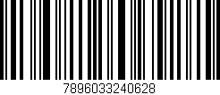 Código de barras (EAN, GTIN, SKU, ISBN): '7896033240628'