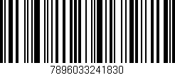 Código de barras (EAN, GTIN, SKU, ISBN): '7896033241830'