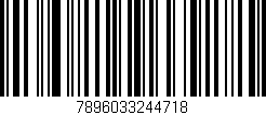Código de barras (EAN, GTIN, SKU, ISBN): '7896033244718'