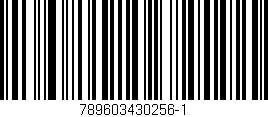 Código de barras (EAN, GTIN, SKU, ISBN): '789603430256-1'