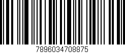Código de barras (EAN, GTIN, SKU, ISBN): '7896034708875'