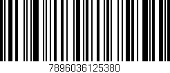 Código de barras (EAN, GTIN, SKU, ISBN): '7896036125380'