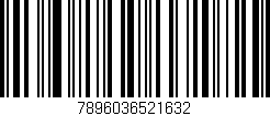 Código de barras (EAN, GTIN, SKU, ISBN): '7896036521632'