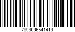 Código de barras (EAN, GTIN, SKU, ISBN): '7896036541418'