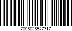 Código de barras (EAN, GTIN, SKU, ISBN): '7896036547717'