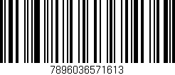 Código de barras (EAN, GTIN, SKU, ISBN): '7896036571613'