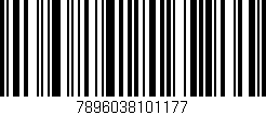 Código de barras (EAN, GTIN, SKU, ISBN): '7896038101177'