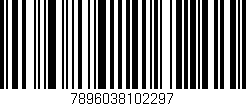 Código de barras (EAN, GTIN, SKU, ISBN): '7896038102297'