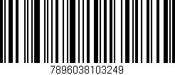 Código de barras (EAN, GTIN, SKU, ISBN): '7896038103249'