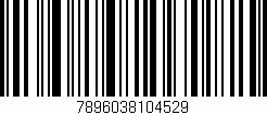 Código de barras (EAN, GTIN, SKU, ISBN): '7896038104529'