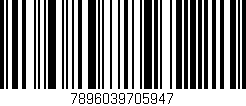 Código de barras (EAN, GTIN, SKU, ISBN): '7896039705947'
