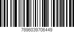 Código de barras (EAN, GTIN, SKU, ISBN): '7896039706449'