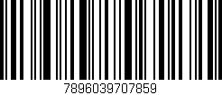Código de barras (EAN, GTIN, SKU, ISBN): '7896039707859'