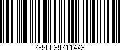 Código de barras (EAN, GTIN, SKU, ISBN): '7896039711443'