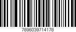 Código de barras (EAN, GTIN, SKU, ISBN): '7896039714178'