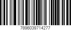 Código de barras (EAN, GTIN, SKU, ISBN): '7896039714277'