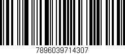 Código de barras (EAN, GTIN, SKU, ISBN): '7896039714307'