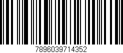 Código de barras (EAN, GTIN, SKU, ISBN): '7896039714352'