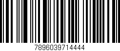 Código de barras (EAN, GTIN, SKU, ISBN): '7896039714444'