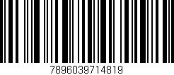 Código de barras (EAN, GTIN, SKU, ISBN): '7896039714819'