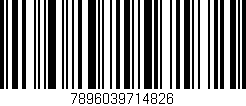 Código de barras (EAN, GTIN, SKU, ISBN): '7896039714826'