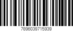 Código de barras (EAN, GTIN, SKU, ISBN): '7896039715939'