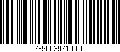 Código de barras (EAN, GTIN, SKU, ISBN): '7896039719920'
