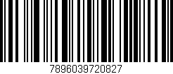 Código de barras (EAN, GTIN, SKU, ISBN): '7896039720827'