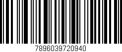 Código de barras (EAN, GTIN, SKU, ISBN): '7896039720940'