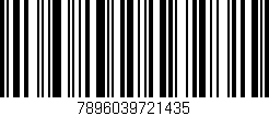Código de barras (EAN, GTIN, SKU, ISBN): '7896039721435'
