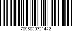 Código de barras (EAN, GTIN, SKU, ISBN): '7896039721442'