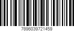 Código de barras (EAN, GTIN, SKU, ISBN): '7896039721459'