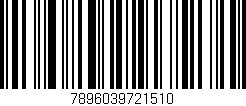 Código de barras (EAN, GTIN, SKU, ISBN): '7896039721510'