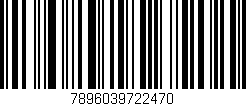 Código de barras (EAN, GTIN, SKU, ISBN): '7896039722470'