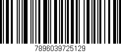 Código de barras (EAN, GTIN, SKU, ISBN): '7896039725129'