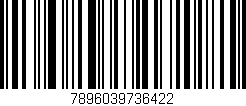 Código de barras (EAN, GTIN, SKU, ISBN): '7896039736422'